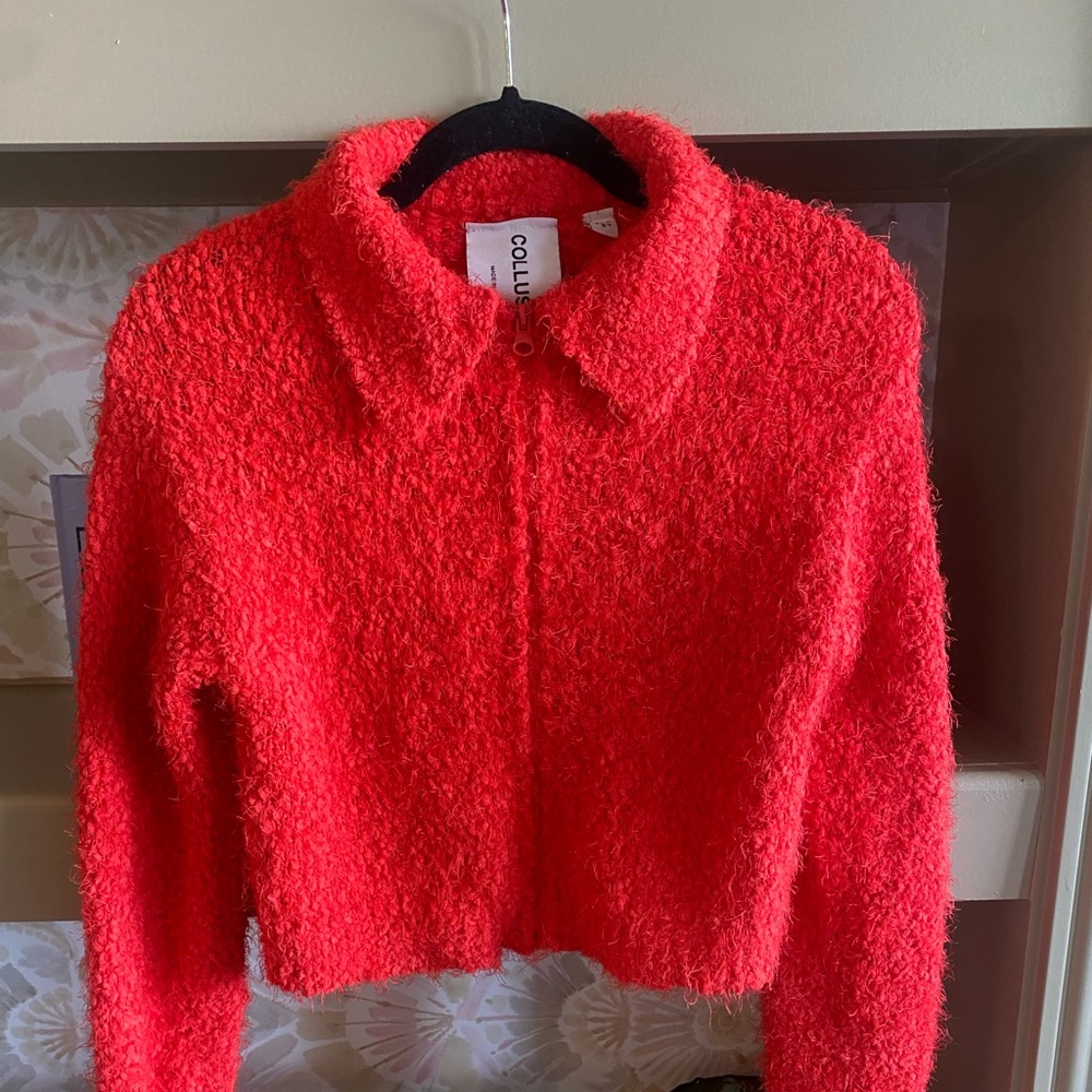 ASOS red collared sweater - Picture 5 of 5